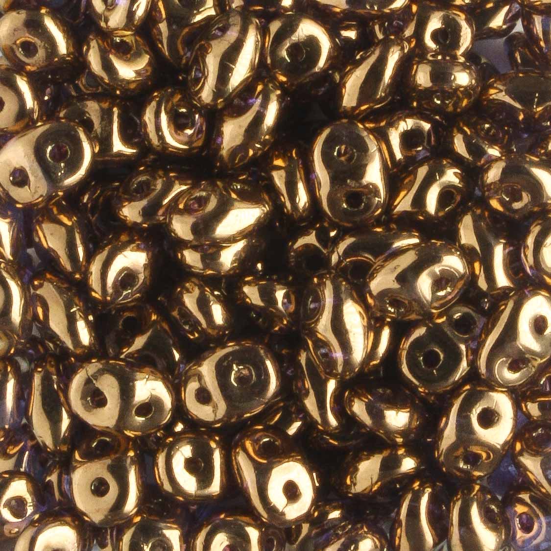 Superduo Luster Gold