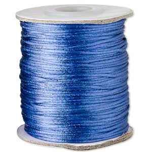 1mm Satin Cord - Royal Blue - yard