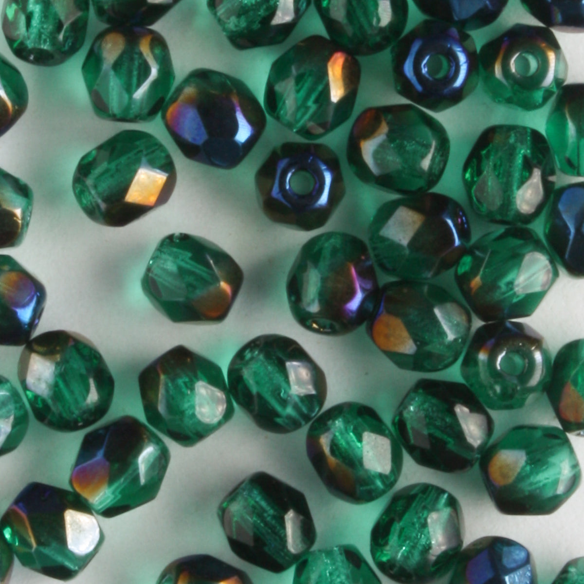 4mm Round Fire Polish Zircone Azuro