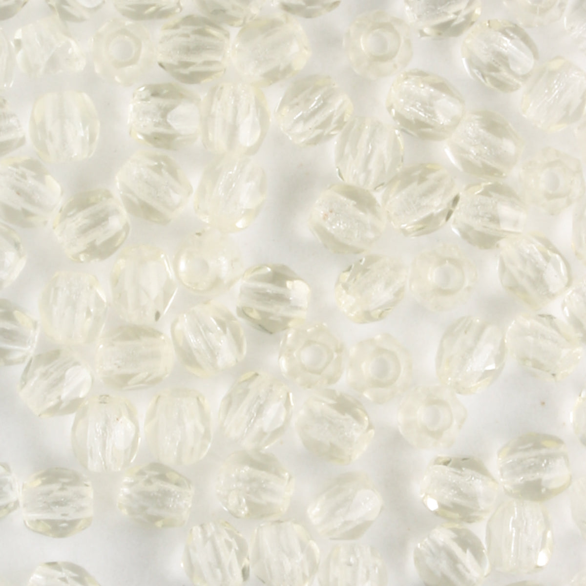 3mm Round Fire Polish Light Jonquil