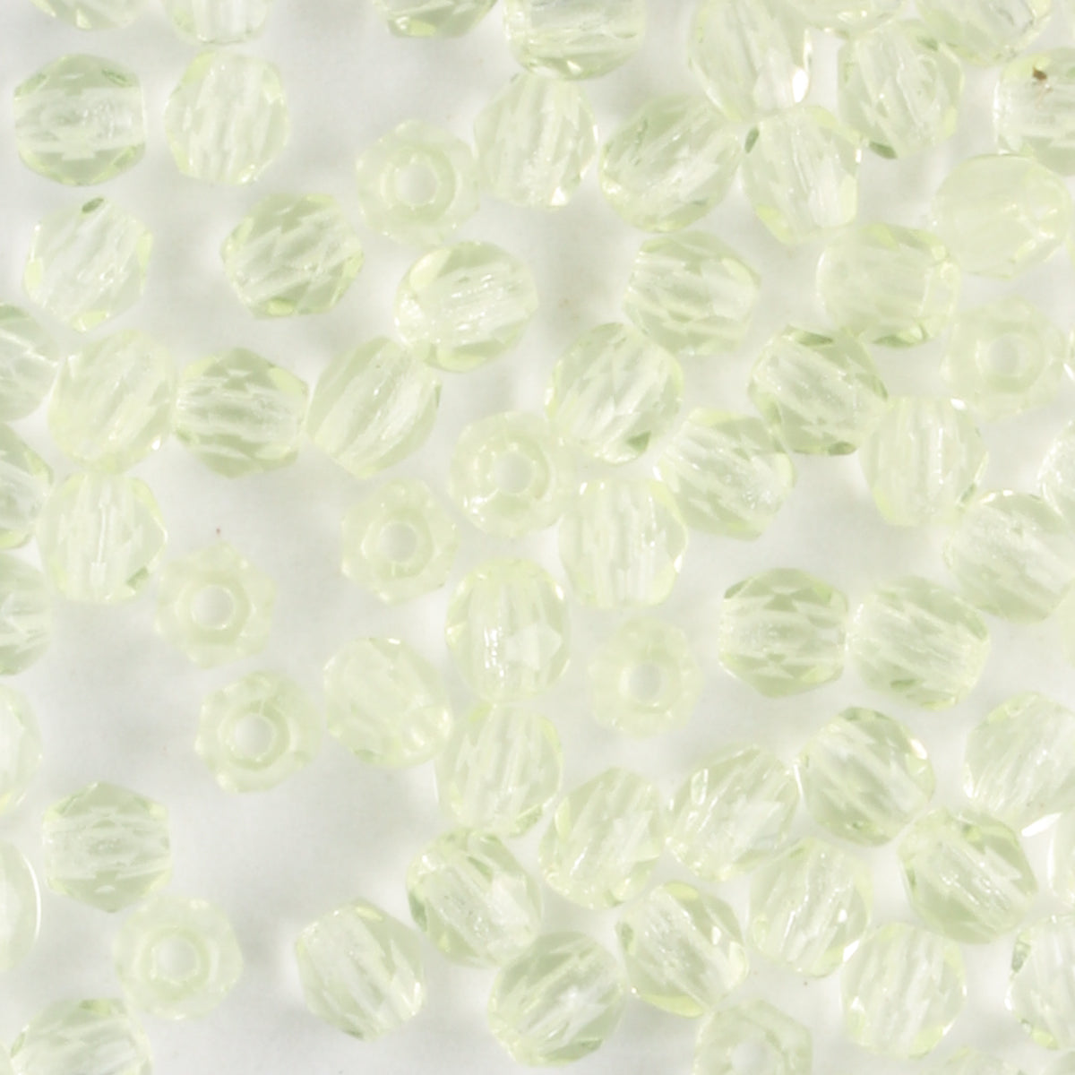 3mm Round Fire Polish Jonquil