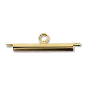 20mm Slide Tube, Gold - pair