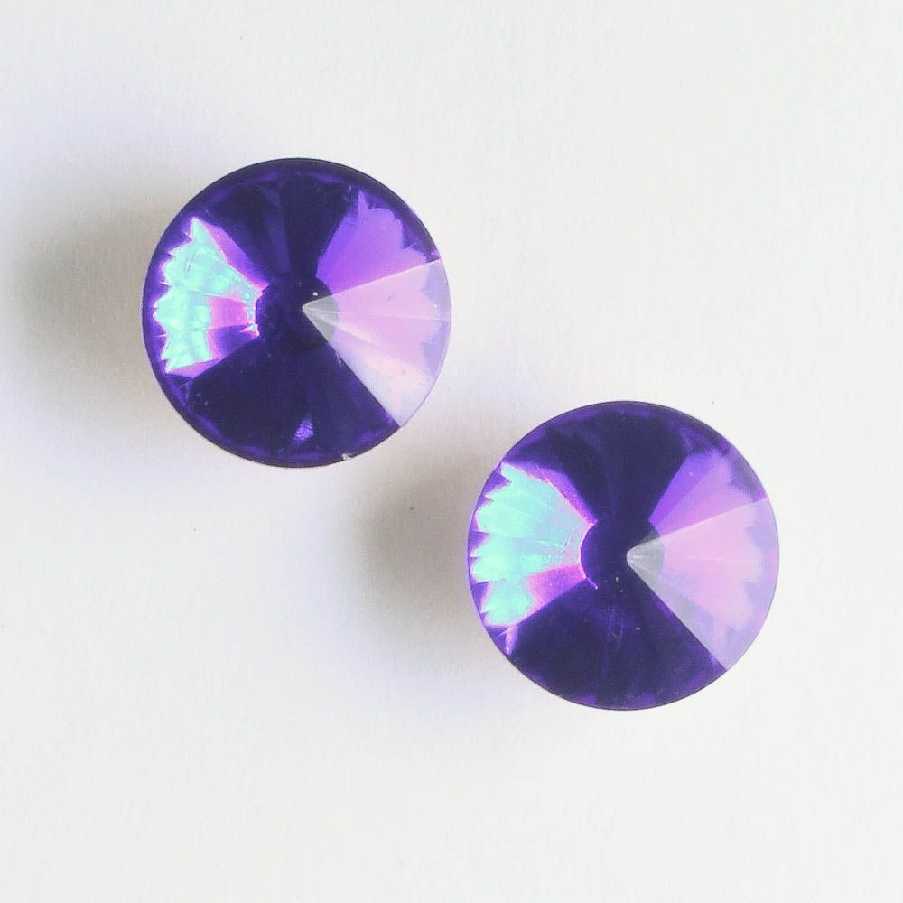 12mm Rivoli Sapphire - each