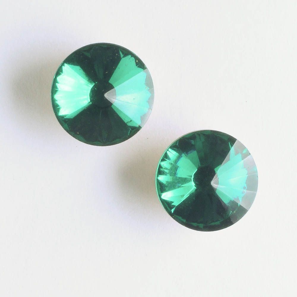 12mm Rivoli Zircon - each