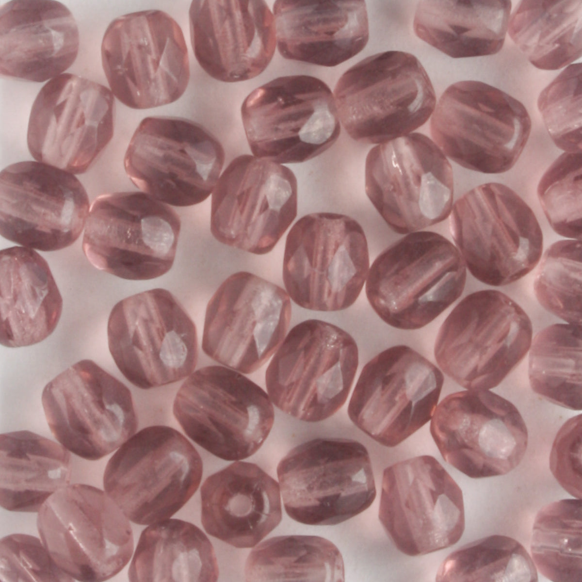 4mm Round Fire Polish Purple