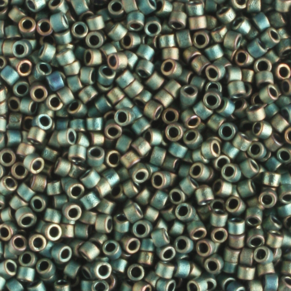 DB0324 Matte Metallic Rainbow Dark Green