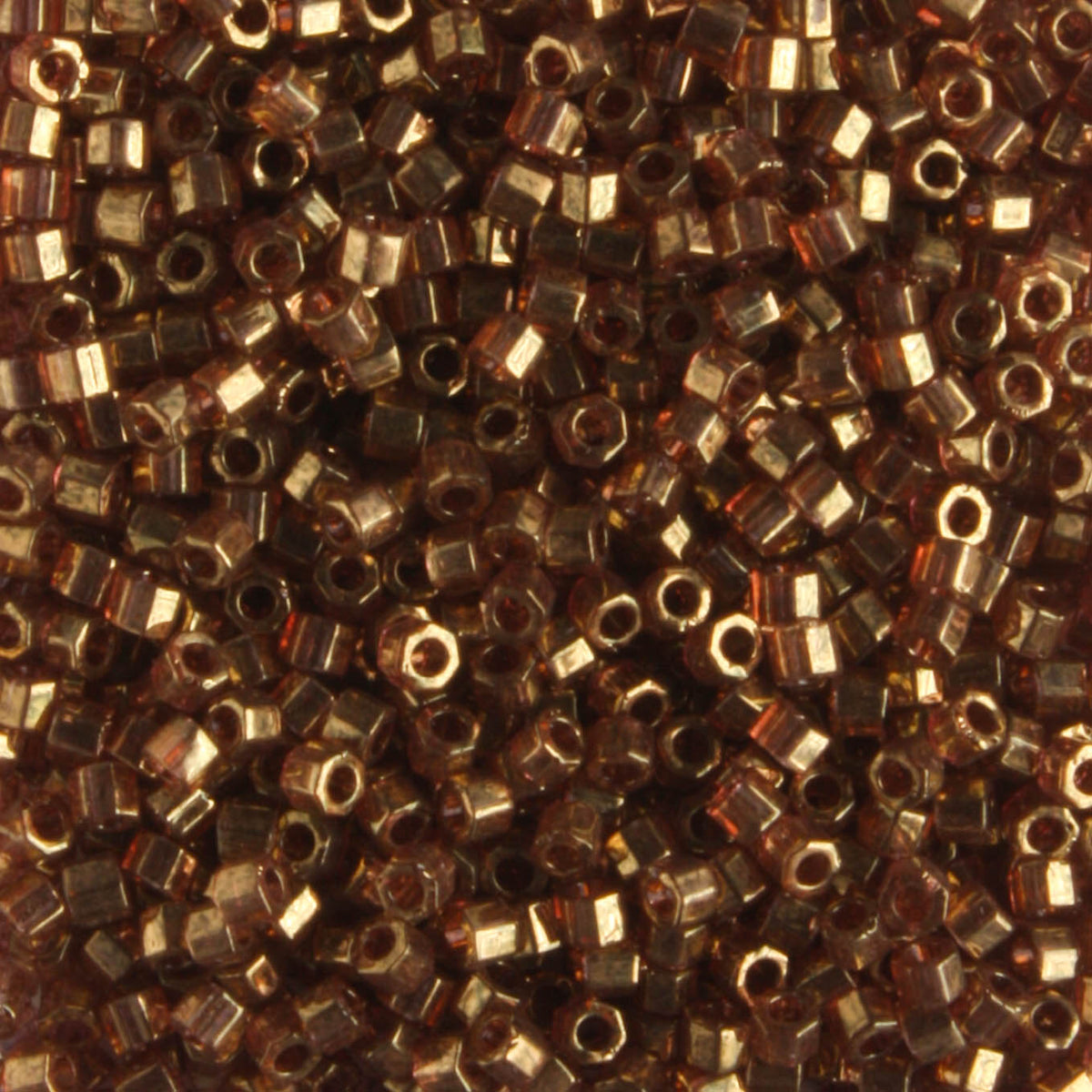 DBH0115 Transparent Luster Dark Golden Rose