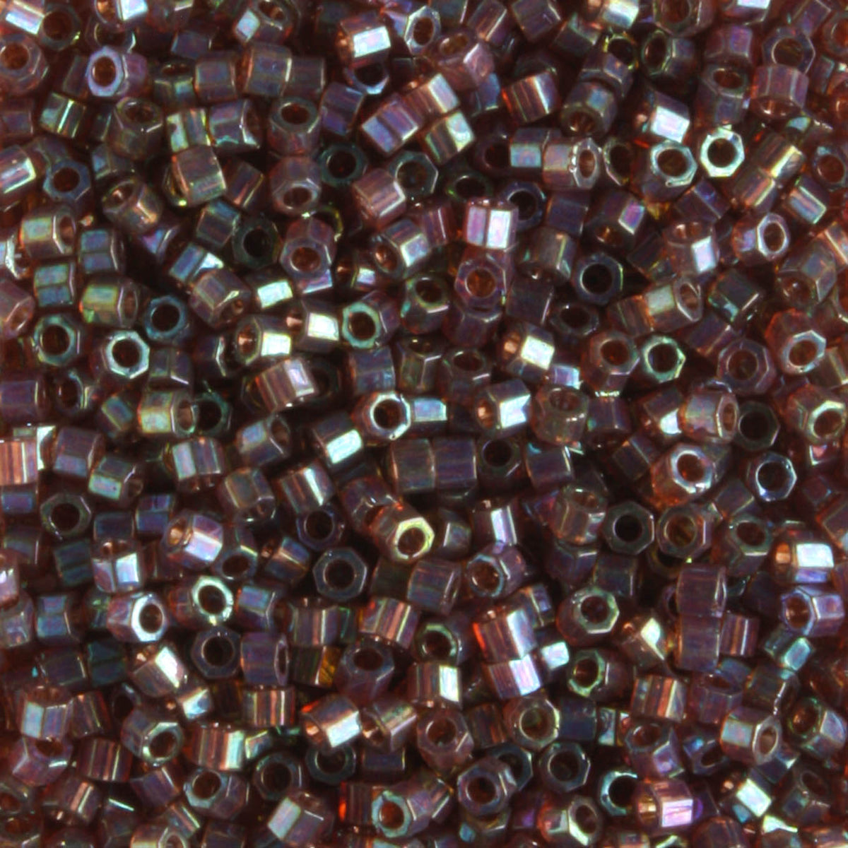 DBH0122 Transparent Luster Rainbow Brown