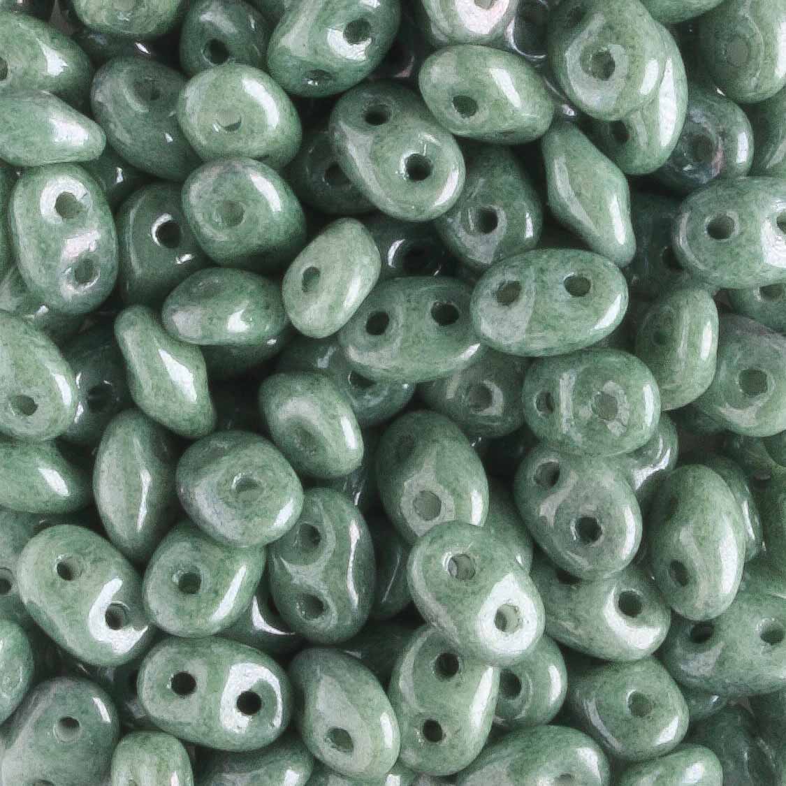 Superduo Chalk Green Luster