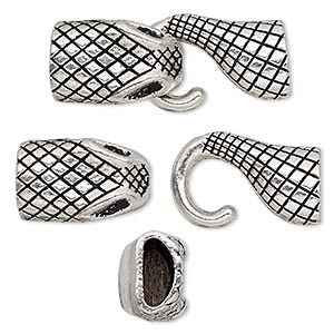 Hook and Eye Clasp Silver