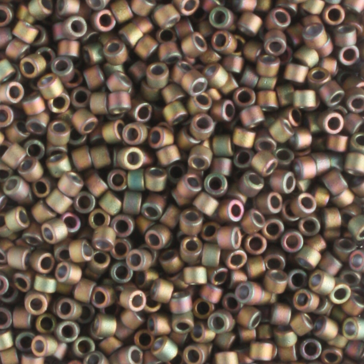 DB0380 Opaque Matte Luster Rainbow Olive Rose