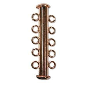 5 Strand Slide Clasp Copper