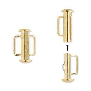16mm Slide Clasp Gold