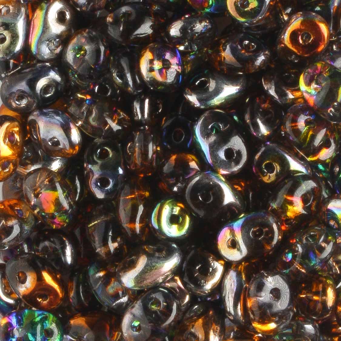 Superduo Crystal Magic Orange Grey