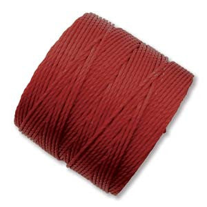 S-Lon Bead Cord Dark Red