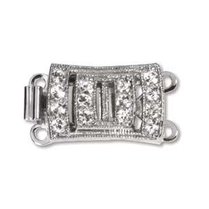 2 Strand Clasp Silver