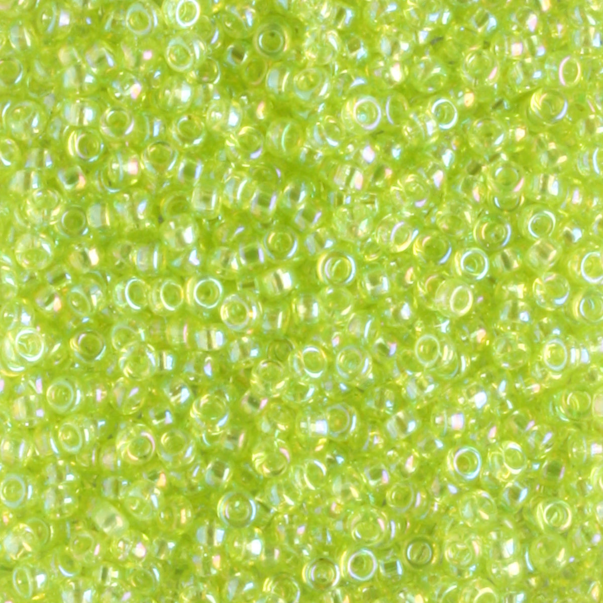 15-0258 Transparent Rainbow Peridot Green
