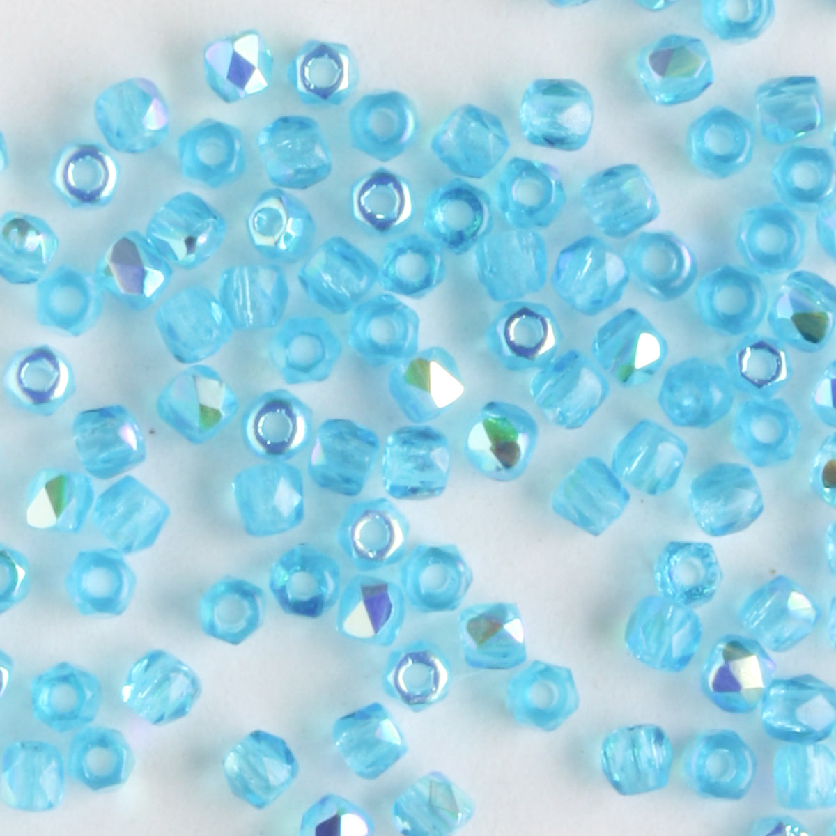 True 2mm Round Fire Polish Aqua AB