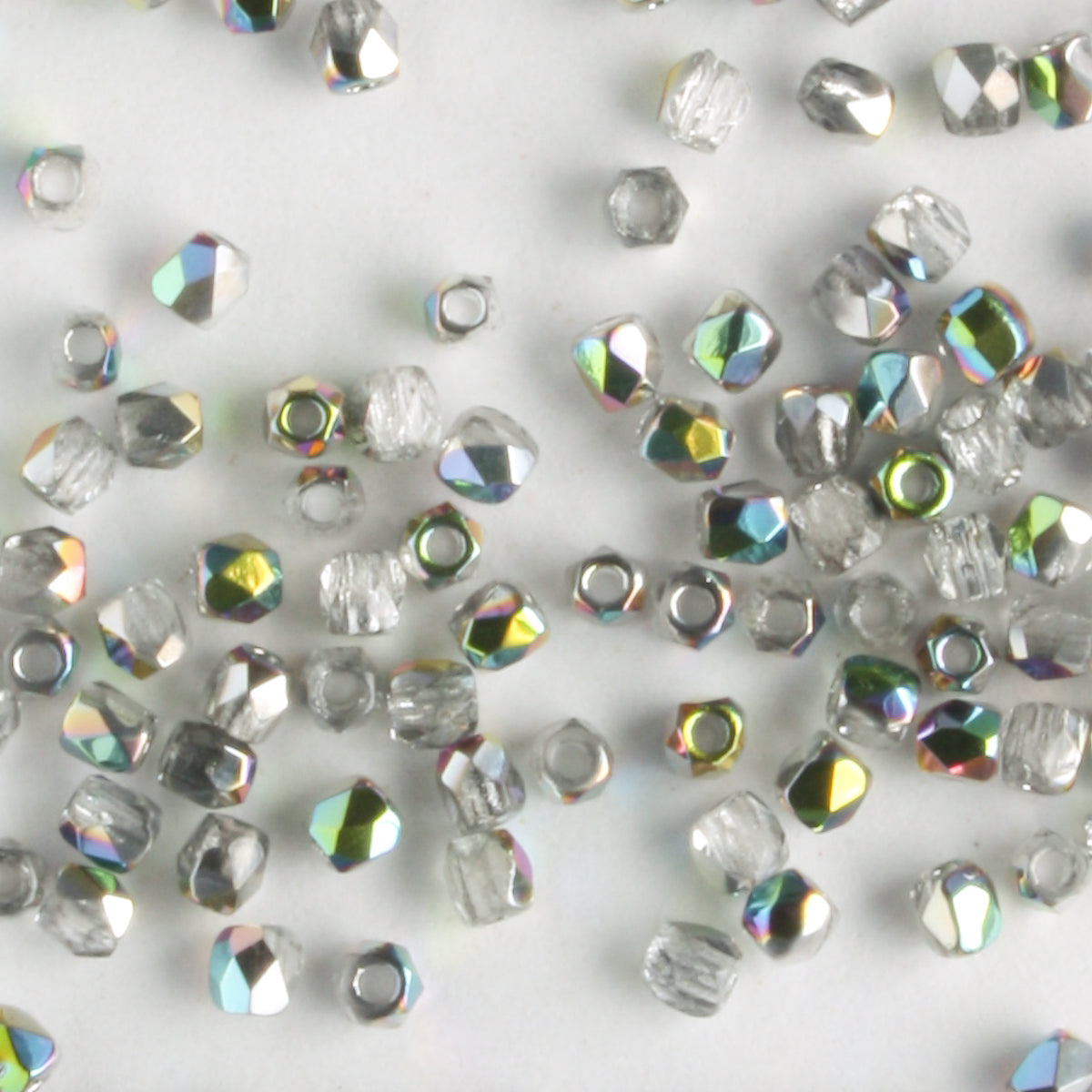 True 2mm Round Fire Polish Crystal Vitrail