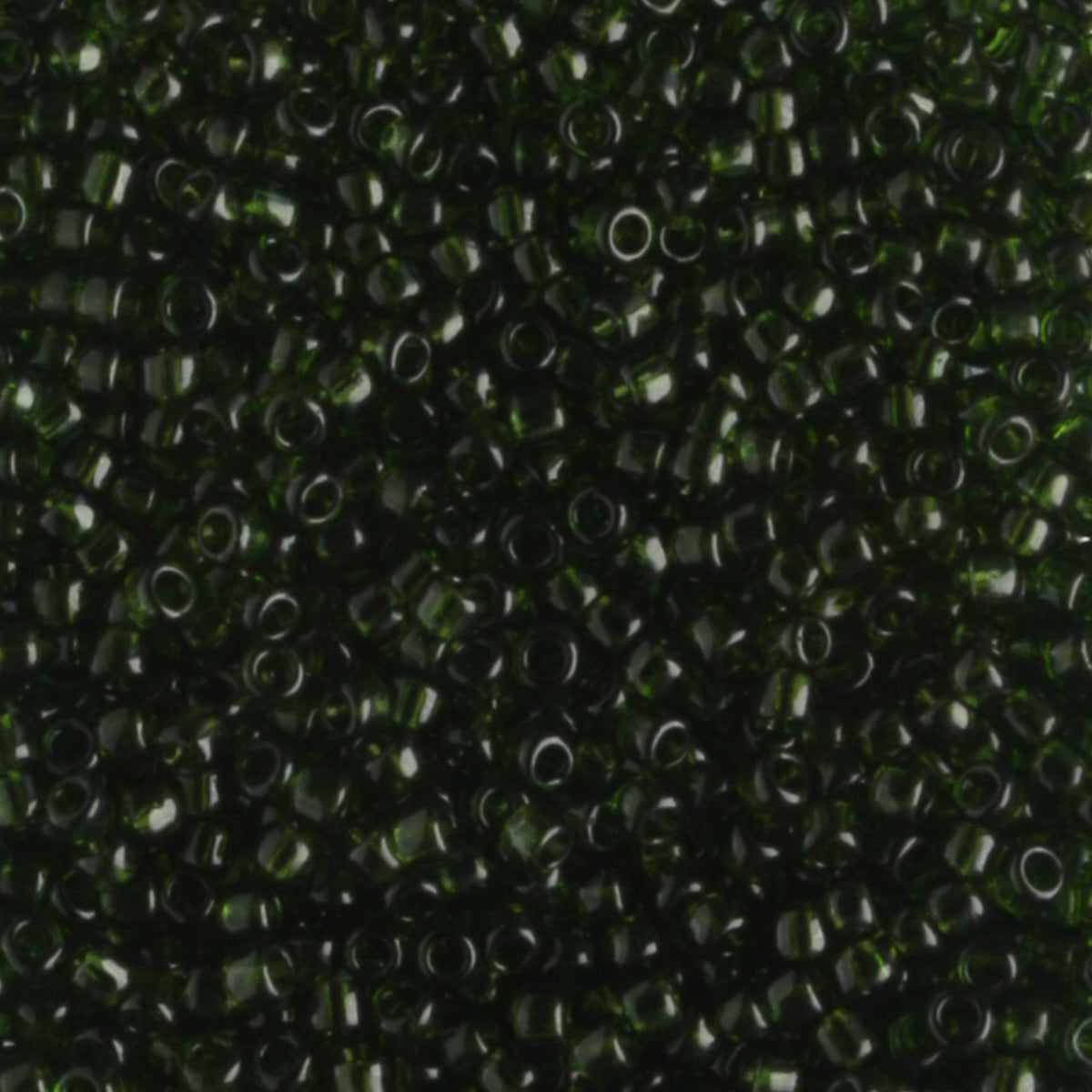 15/0 Transparent Olivine - 5 grams