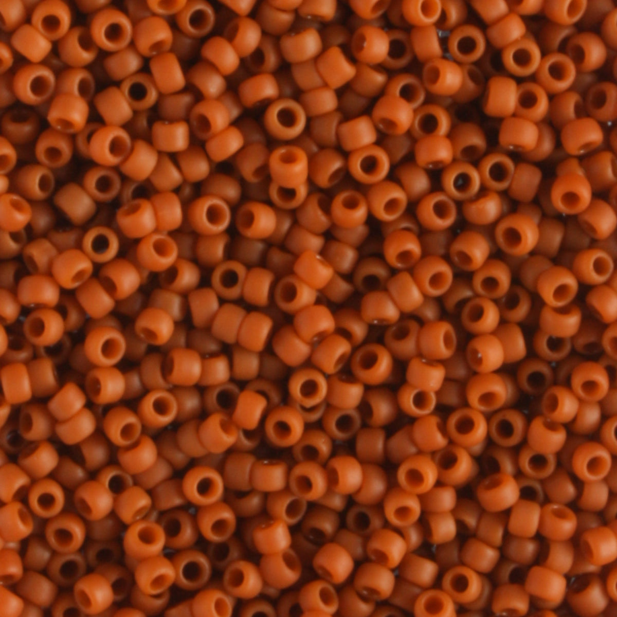 15/0 Opaque Frosted Terra Cotta - 5 grams