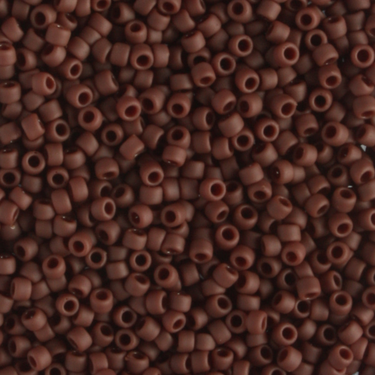 15/0 Opaque Frosted Oxblood - 5 grams