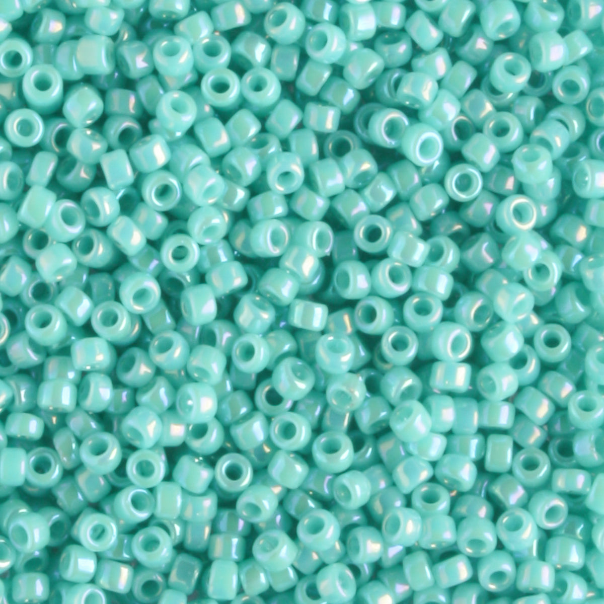 15/0 Opaque Rainbow Turquoise - 5 grams