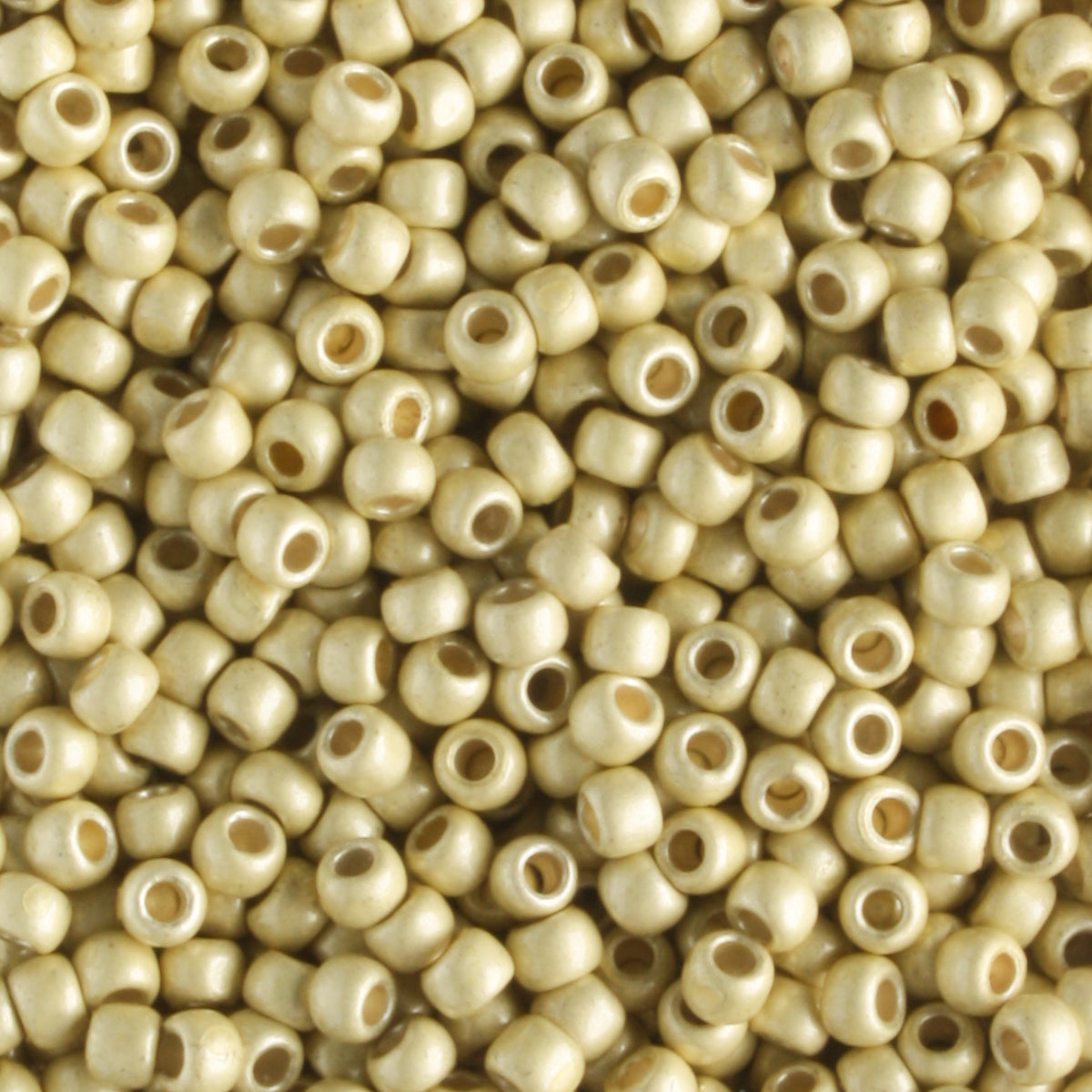 11/0 PermaFinish Galvanized Frosted Yellow Gold - 10 grams