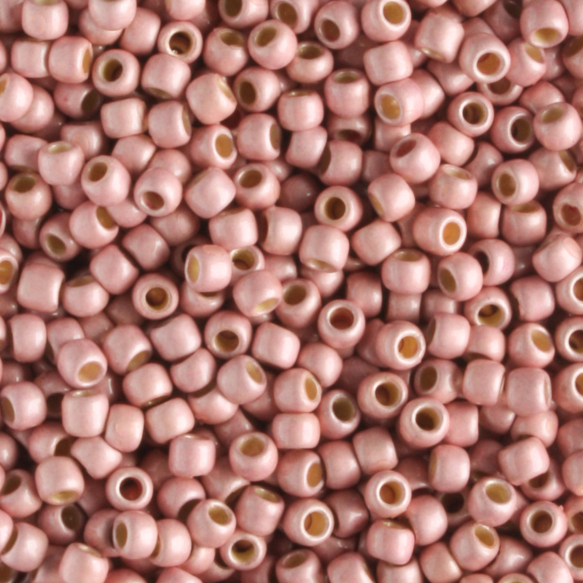 11/0 PermaFinish Galvanized Matte Peach/Coral - 10 grams