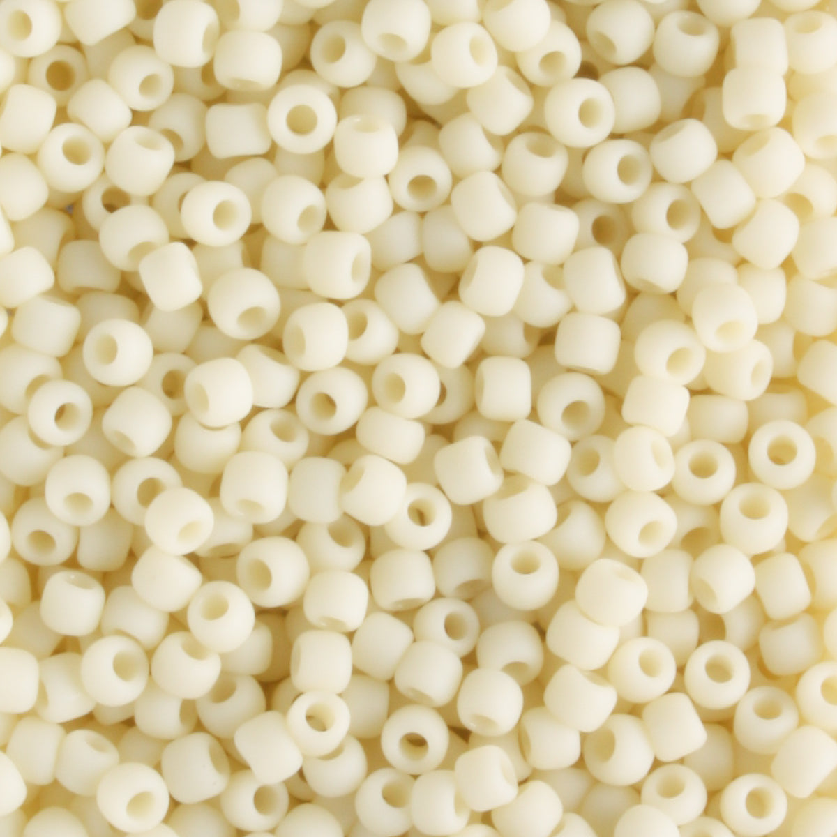 11/0 Opaque Frosted Light Beige - 10 grams