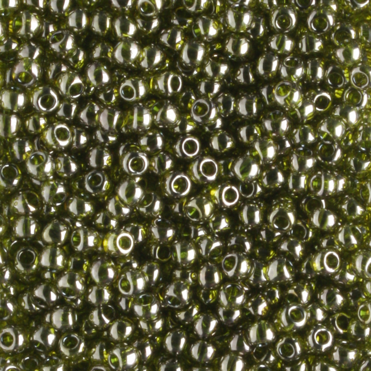 11/0 Gold Luster Green Tea - 10 grams