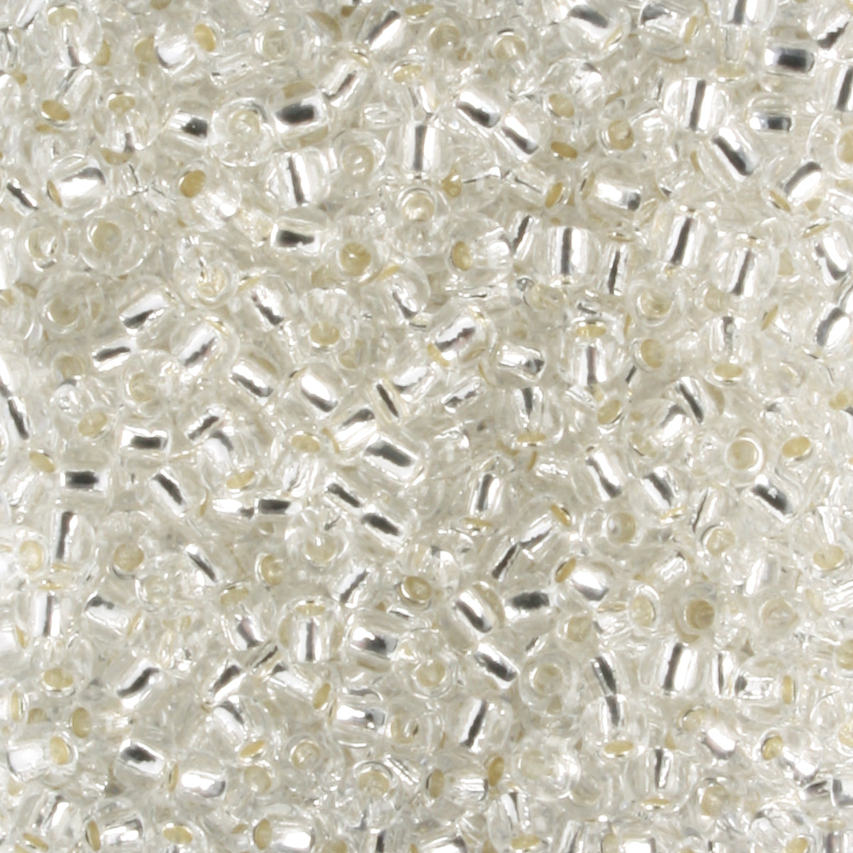 11/0 Silver Lined Crystal - 10 grams