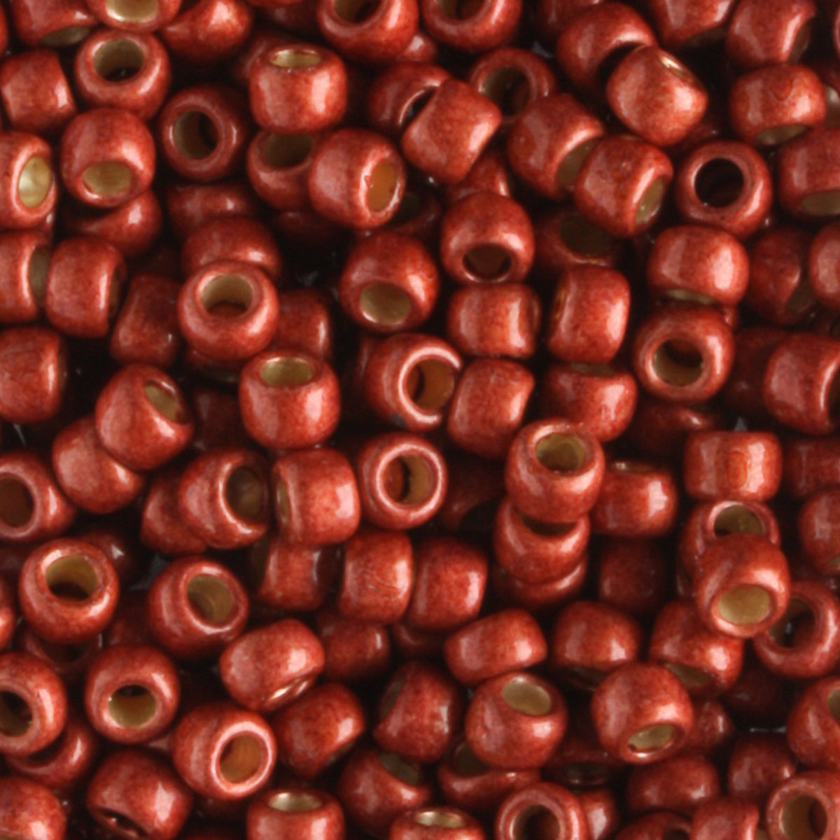 8/0 PermaFinish Galvanized Matte Brick Red - 10 grams