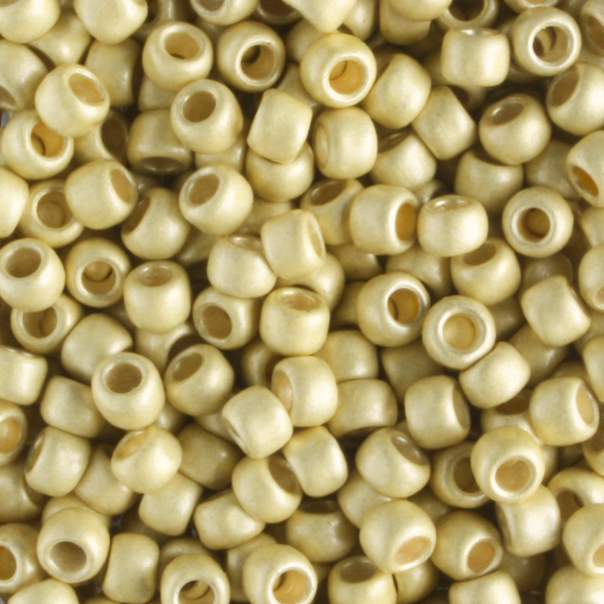 8/0 PermaFinish Galvanized Frosted Yellow Gold - 10 grams