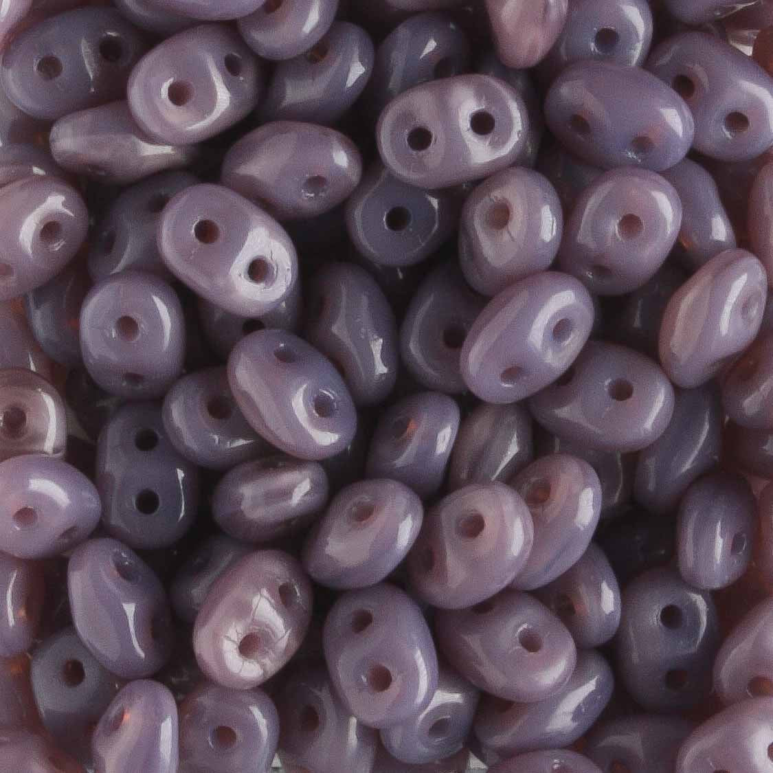 Superduo Milky Amethyst