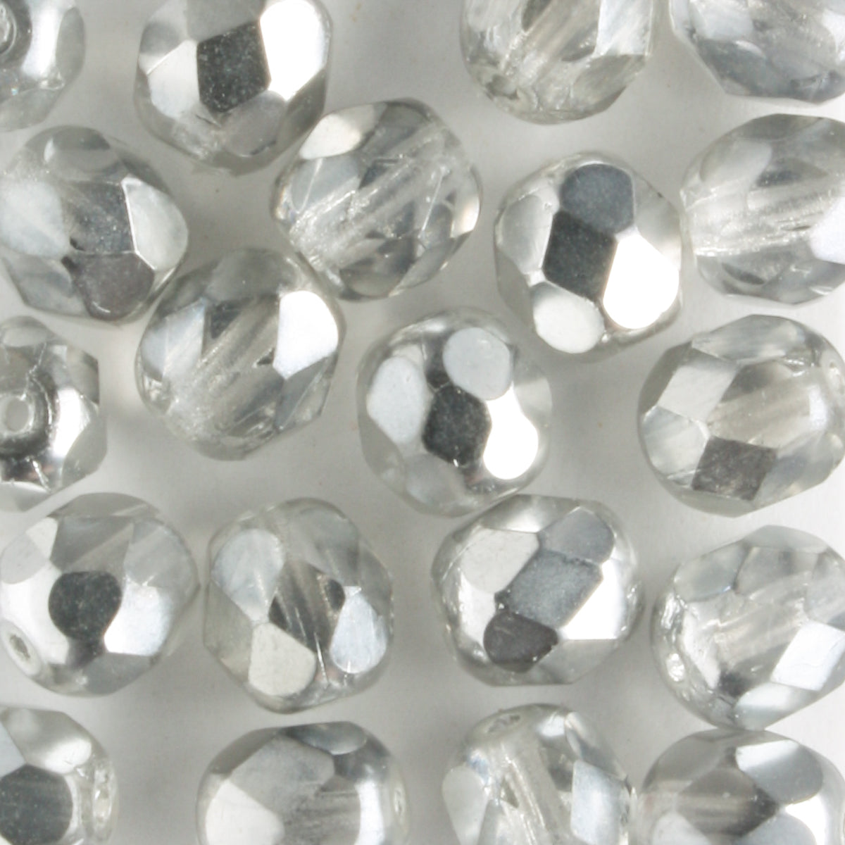 6mm Round Fire Polish Aluminum