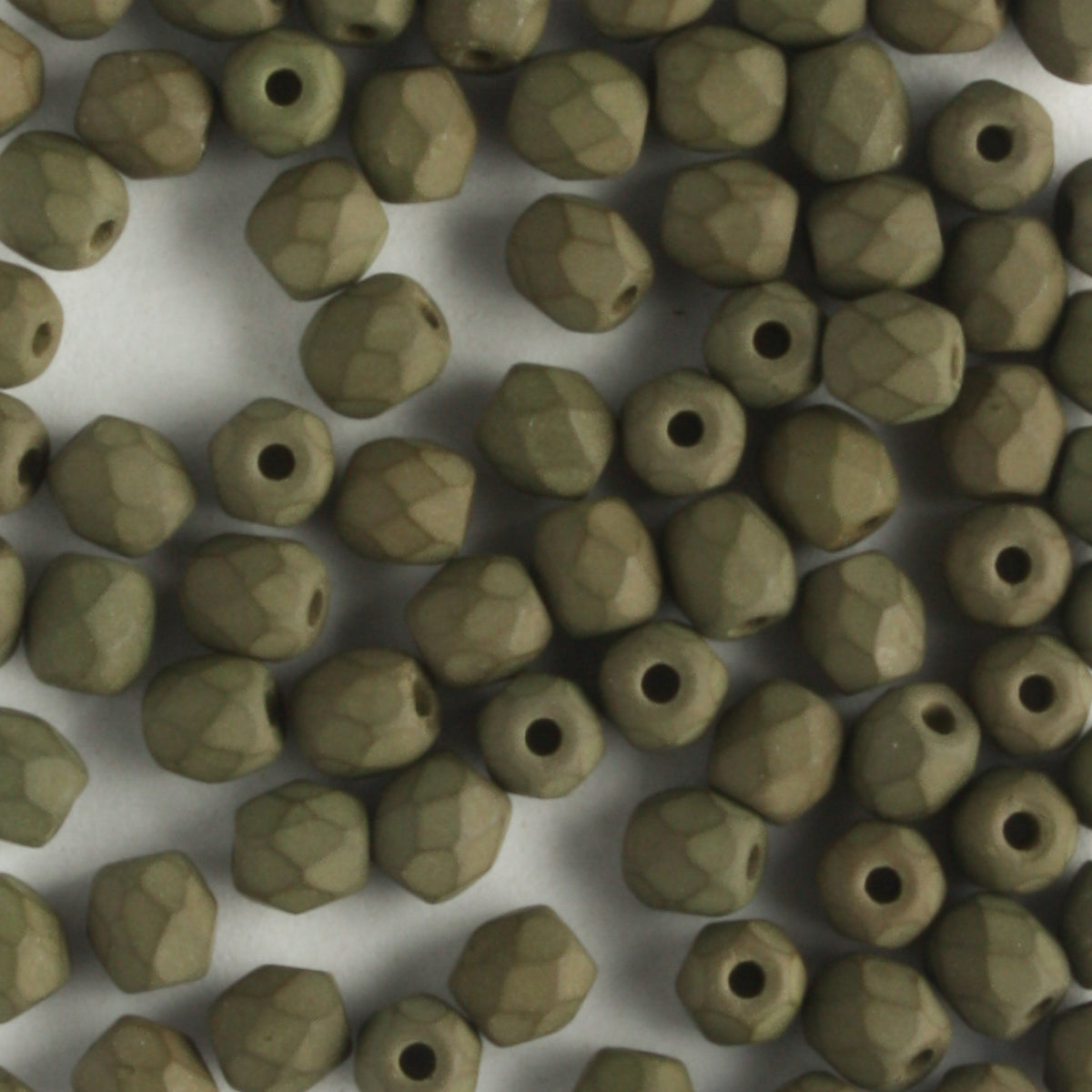 3mm Round Fire Polish Saturated Brown