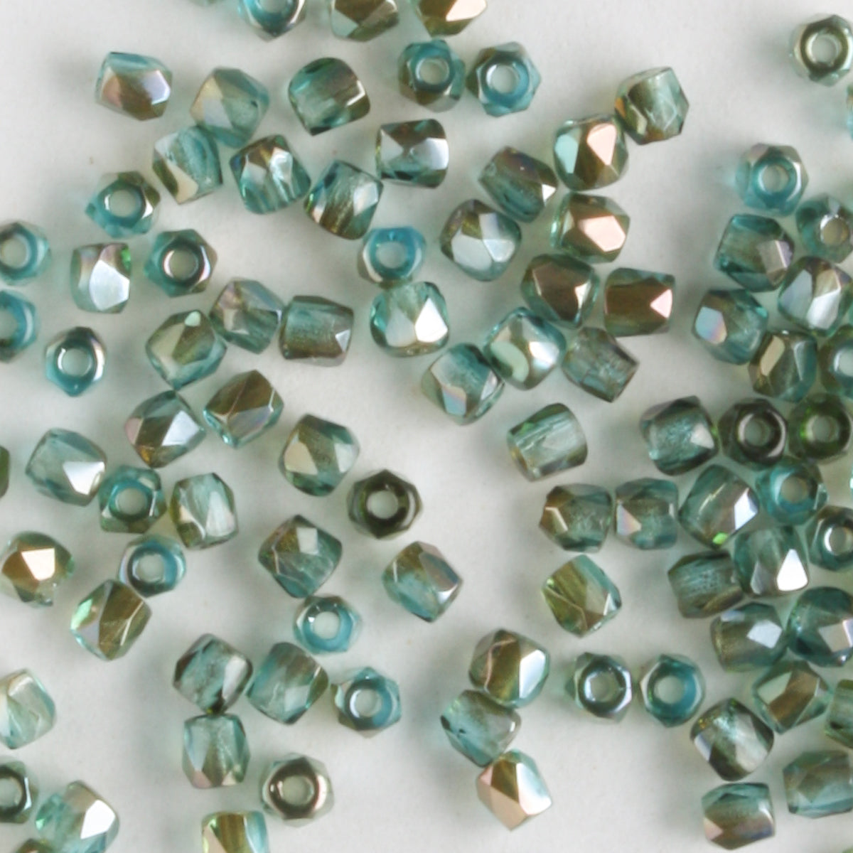 True 2mm Round Fire Polish Aqua Celsian