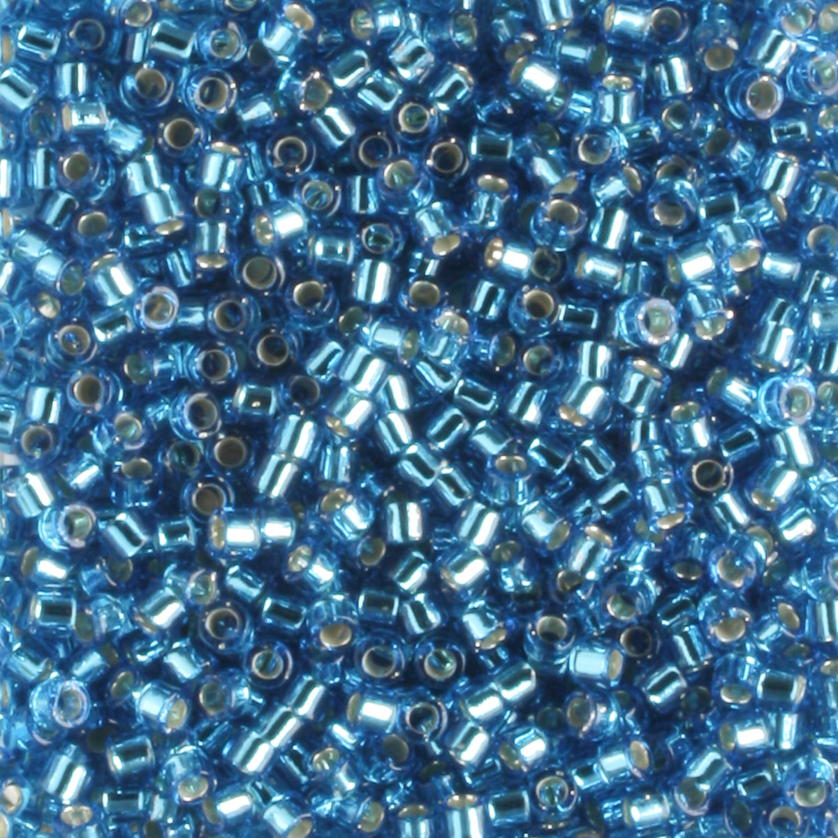 DB0149 Silver Lined Turquoise Blue