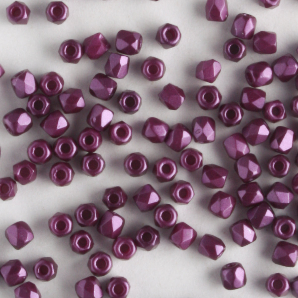 True 2mm Round Fire Polish Pastel Bordeaux