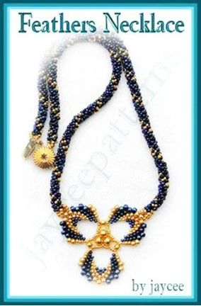 Feathers Necklace Pattern - PDF