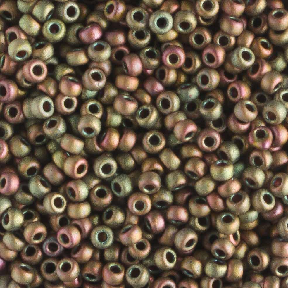 11-2035 Matte Metallic Khaki Iris