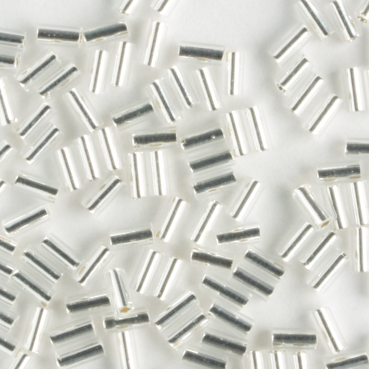 3mm Bugle Silver Lined Crystal
