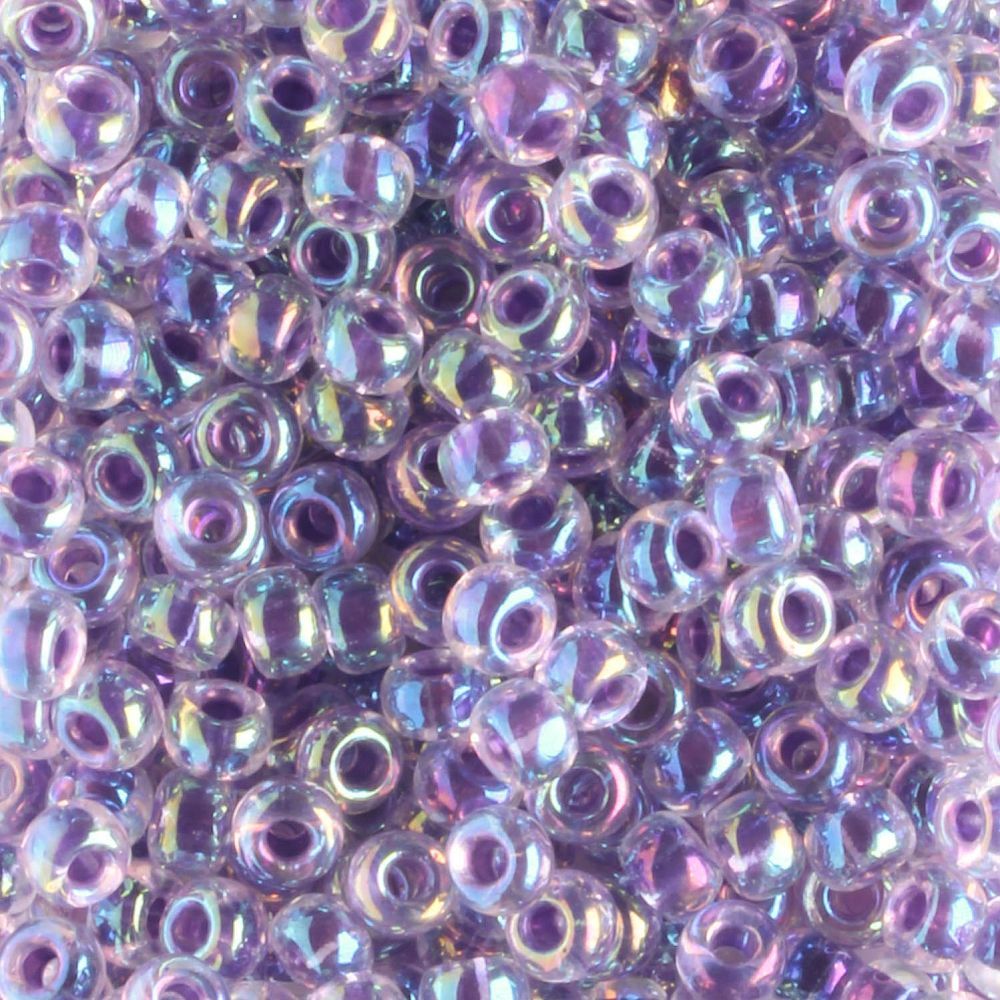 8-0274 Amethyst Lined Crystal AB