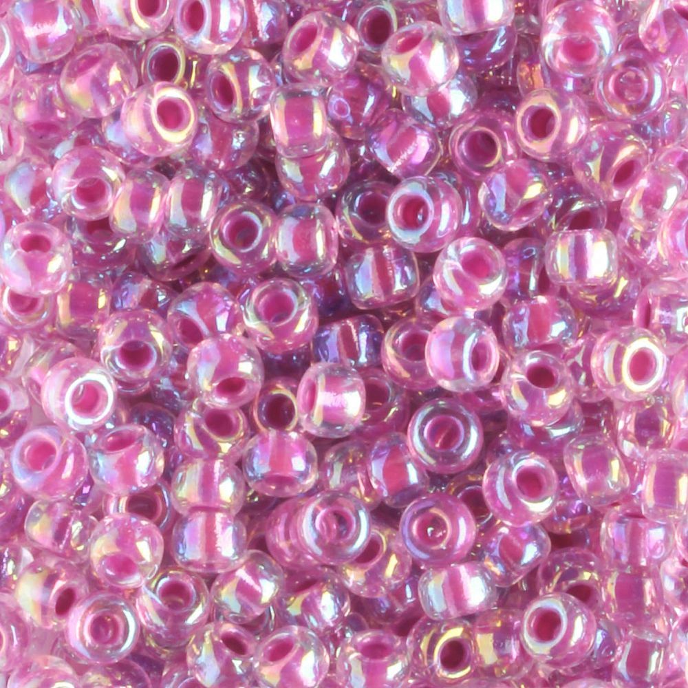 8-0264 Raspberry Lined Crystal AB