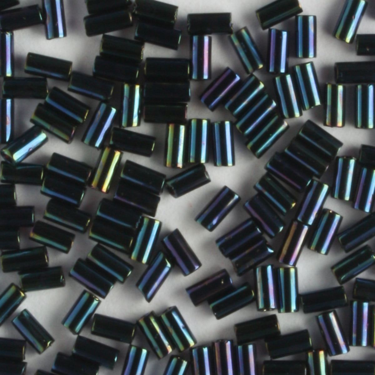 3mm Bugle Dark Blue Iris