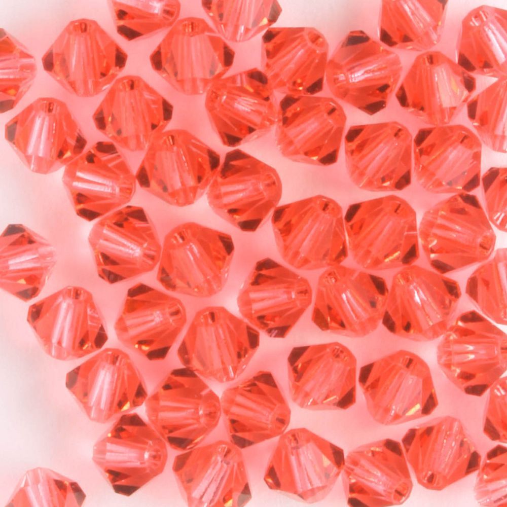 4mm Bicone Padparadscha