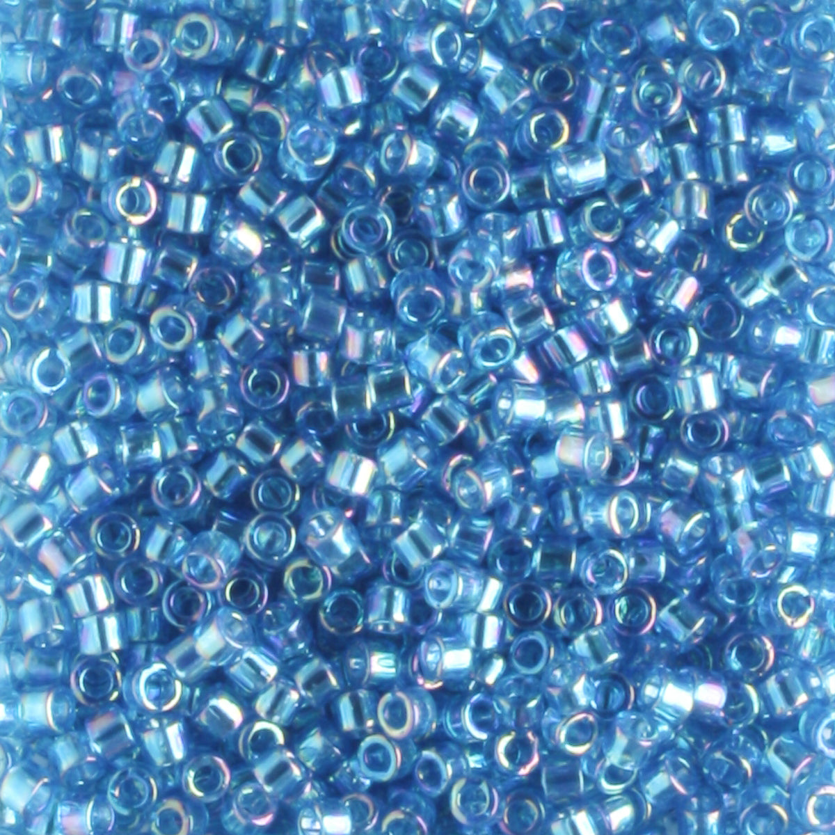 DB0177 Transparent Rainbow Turquoise Blue