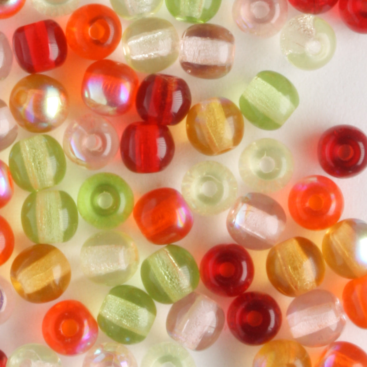 4mm Druk Tango Mix - 100 beads