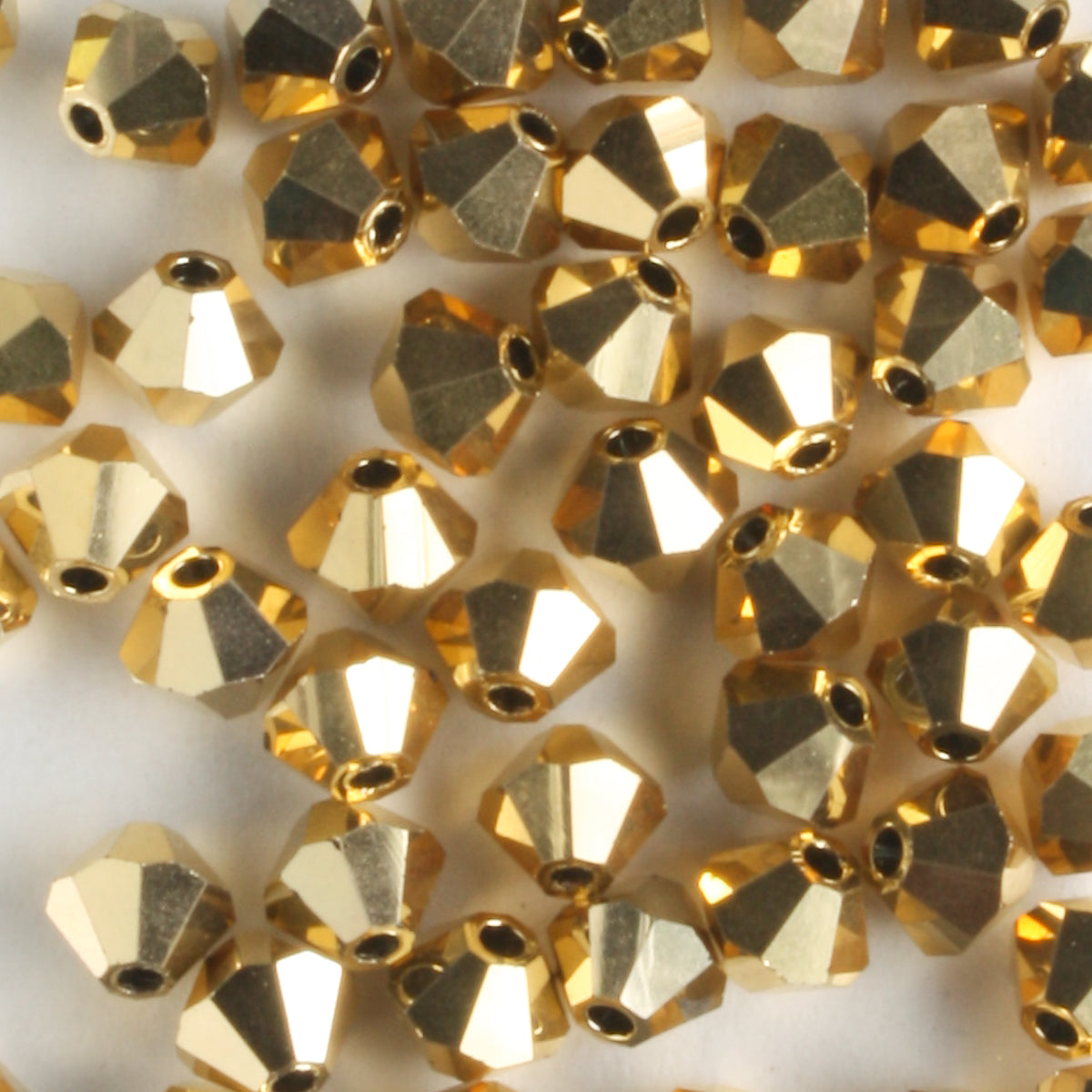 4mm Bicone Crystal Aurum
